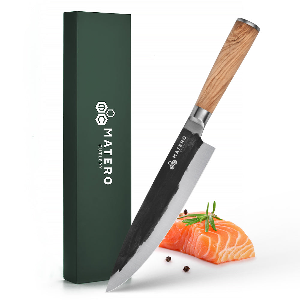 Aureo Olivenholz-Kochmesser 20 cm
