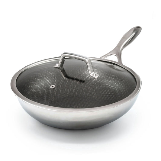 Hybrid-Wok Ø 28 cm mit Deckel