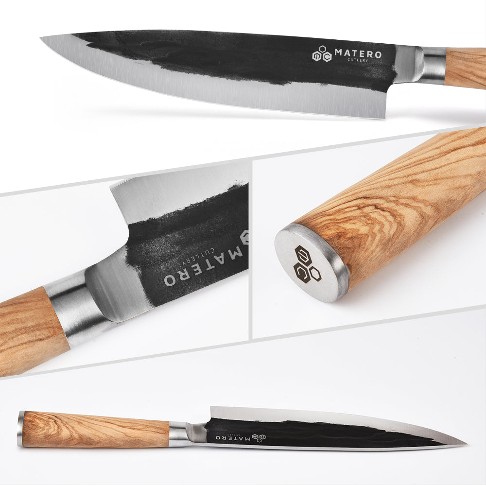 Aureo Olivenholz-Kochmesser 20 cm