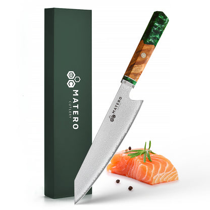 Forest Epoxid-Damast Kiritsuke 20 cm