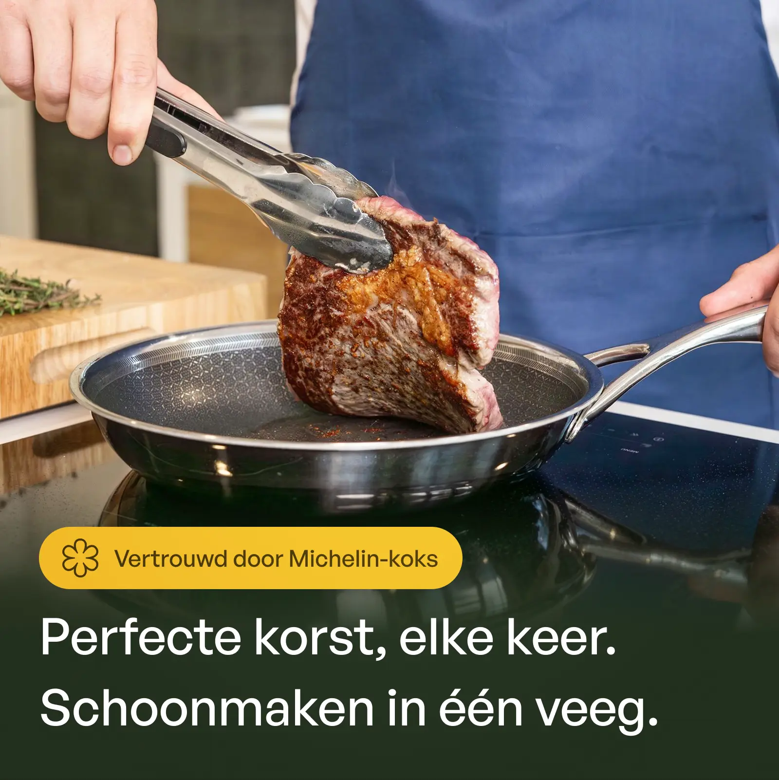 Kombinierter Pfannensatz Ø 28, 2-teilig mit Deckel (Bratpfanne und Wok)